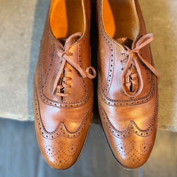 Benchmade in England Cole Haan British Tan Oxford with Broguing main image 6